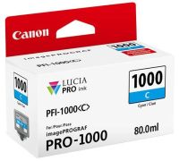 CNCAPFI1000C Canon PFI-1000 Cyan Ink Cartridge - 80 ml