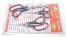 CHIS0080 Casey 3 pc Professional Multipurpose Household Scissor Pack