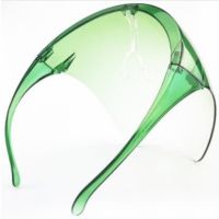 CSY15213GREEN Casey Protective Transparent Anti Fog Isolation Face Shield