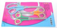 KAIBO-01 Casey 3 pc Multicolour Household Scissor Pack