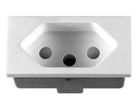 Decorduct (16A) slimline new (SA) Socket (White)
