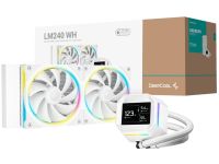 Deep Cool LM240 ARGB 240mm AIO Liquid Cooler - White