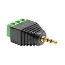 DELOCK-65420 Delock 65420 Adapter Stereo Plug 2.5mm - Terminal Block 3-Pin