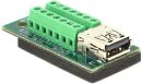 DELOCK-65562 Delock 65562 USB 3.1 Af Terminal Block 14p Adapter