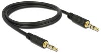 Delock 1m 4 segment 3.5mm 4 pin Male to Male connector cable