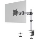 509423 Durable 13" - 27" Monitor Mount select for 1 screen - Desk clamp - Silver