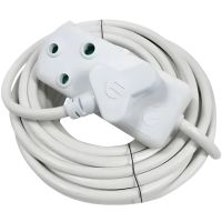 FEHBW2X/3B Ellies 3 Metre Dual Side Heavy Duty Power Extension Cord