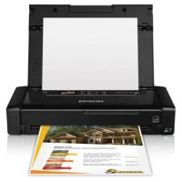 Epson WorkForce WF-100W Portable Inkjet Printer 4 colour with battery, USB, WIFI