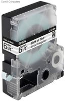 Epson LC-2TBN9 Black/Transparent 6mm (9m) Label Cartridge Transparent