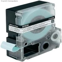 Epson LC-5TWN9 White/Transparent 18mm (9m) Label Cartridge Transparent