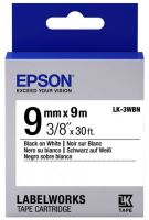 C53S653003 Epson Label Cartridge - Standard Lc-3wbn9 Standard Black/white 9mm (9m)