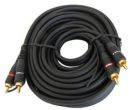 AVC-007 Geeko 2 X RCA Male to Male Audio Cable With Ground