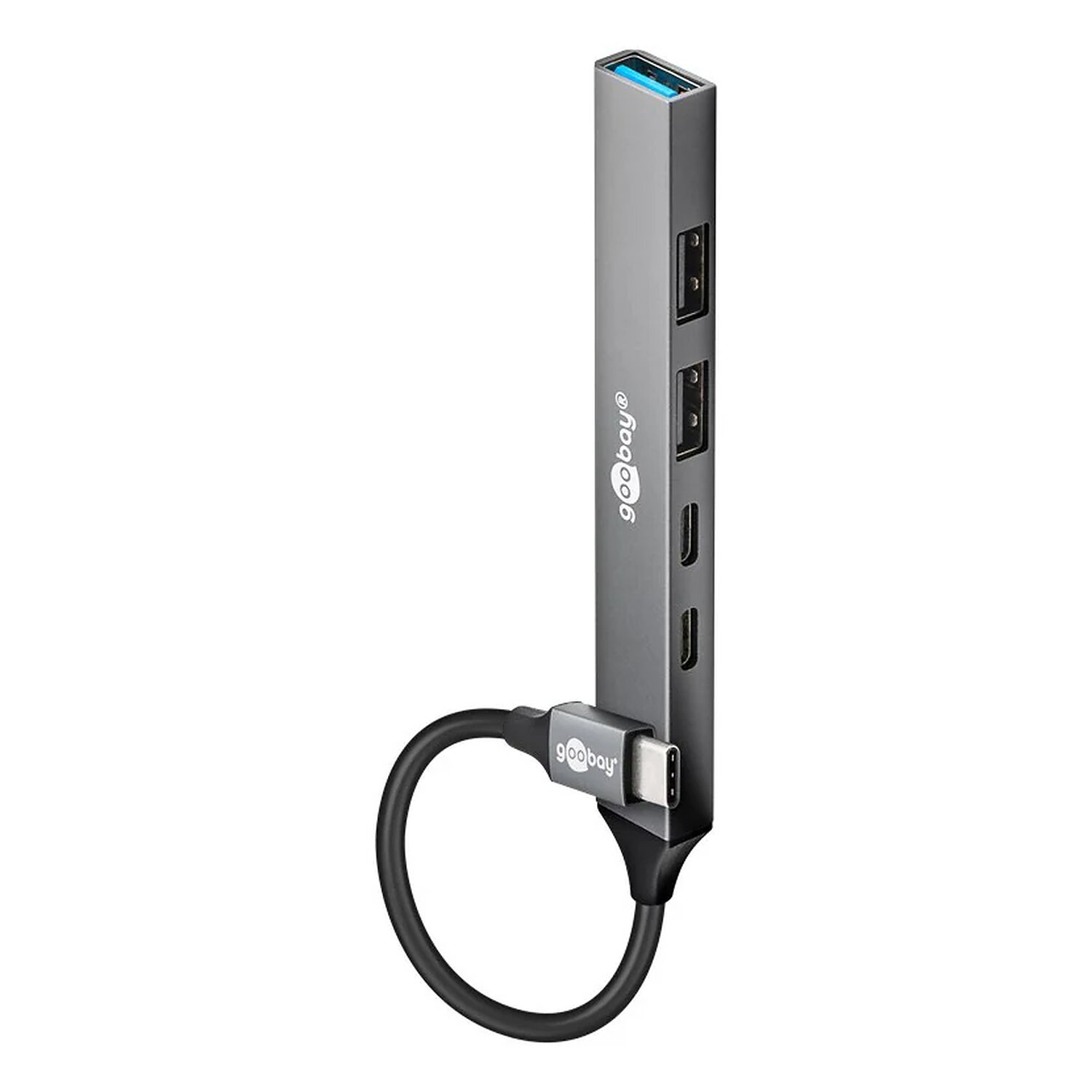Electritian Computer Goobay 74460 Slim 5-Port USB-C Hub (74460) Buy from this online store