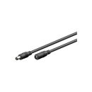 71402 Goobay Black DC Extension 10m Cable - 5.5 x 2.5mm