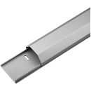 90668 Goobay Silver Half-Round Aluminium 50mm 1.1m Cable Duct