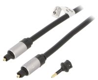 77125 Goobay TOSLINK Male to Male Digital audio connection cable - 1.5m