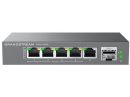 GS-GWN7700MP Grandstream Enterprise 5 port Unmanaged 2.5GbE PoE Switch - 57W