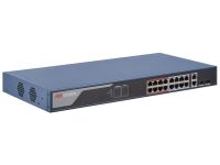 HK-301803156 Hikvision 16x 10/100 Mbps RJ45 PoE Ports & 2 Gigabit combo Port L2 Smart Managed Switch