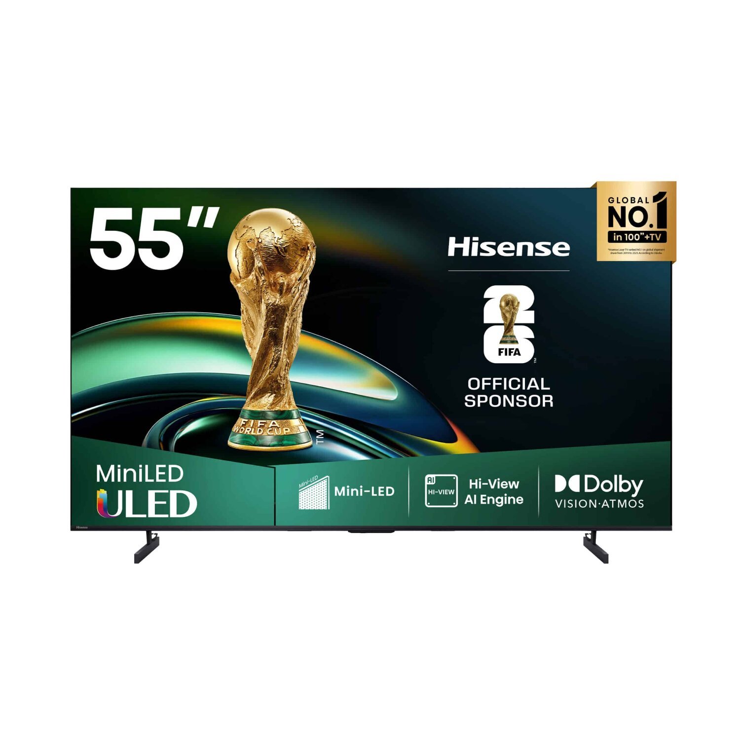 Hisense 55U6N-PRO 55 Inch 4K Mini LED Smart TV (55U6N-PRO) Buy from ...
