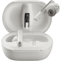 HP Poly Voyager free 60+ UC M White Sand Earbuds + Touchscreen charge case