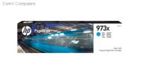 HF6T81AE HP # 973X High Yield Cyan Original PageWide Cartridge