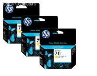 HCZ136A HP 711 Yellow Ink Cartridge 3 Pack