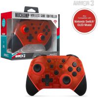Hyperkin "NuChamp" Wireless game controller for Nintendo Switch (Ruby Red) - Armor3