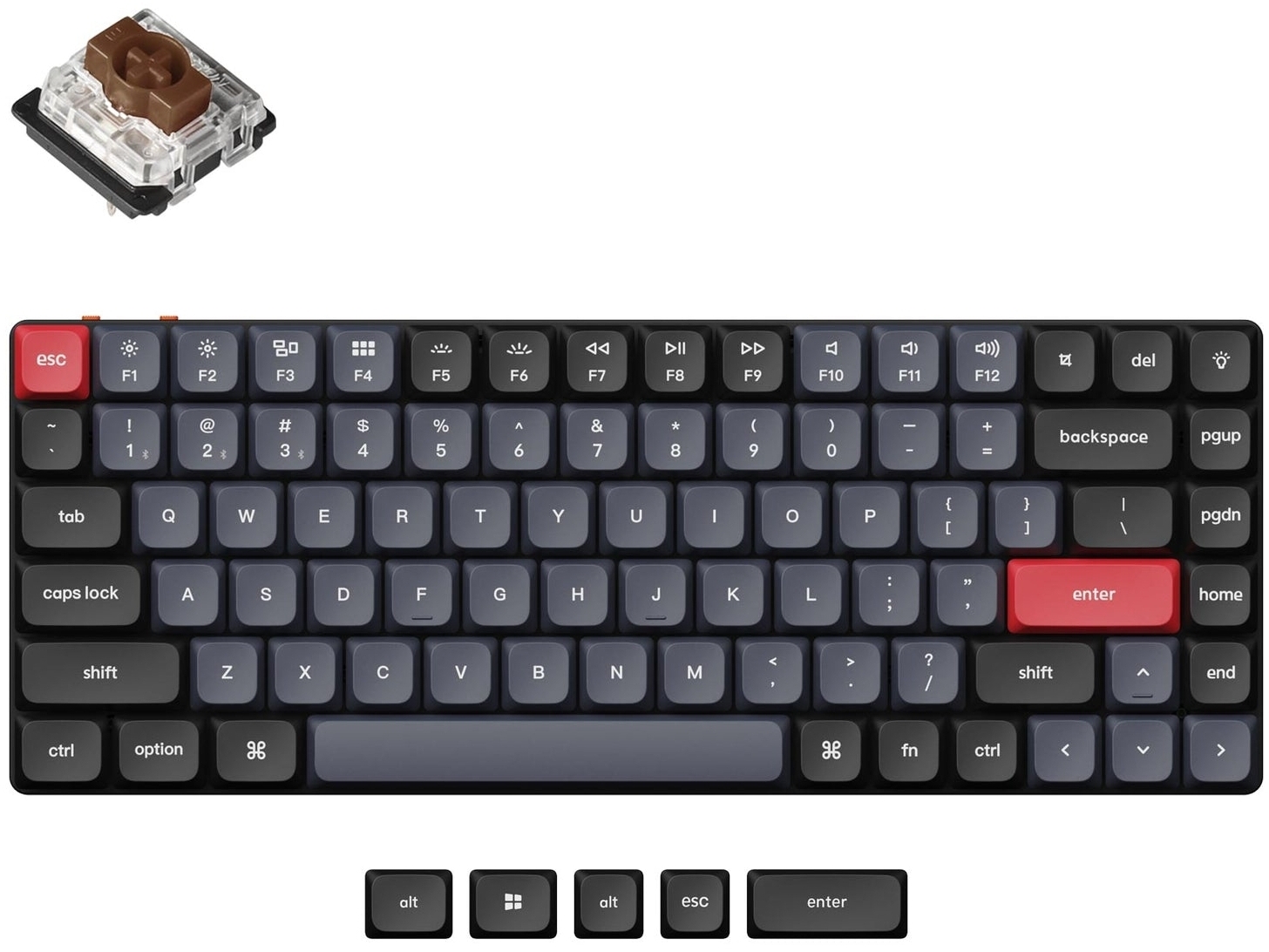 K3P-H3 KeyChron K3P-H3 K3 Pro Keyboard Mechanical Wireless 84 key ...