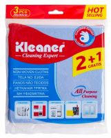 GSG007 Kleaner Multi Purpose Non woven High Absorbent dish cleaning cloths (Pack of 3)