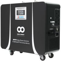 Kool Energy KL-1000W 1kW Portable Lithium Pure Sine Wave Inverter - 25.6V 50Ah with 840W MPPT