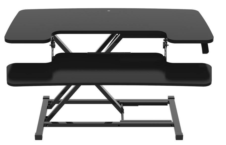 L Desk Riser LM-MT127-M-BLACK Lekkermotion Height Adjustable Desk Riser 1/1
