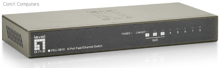 Specification sheet (buy online): FEU-0810 LevelOne 8 Ports Fast ...