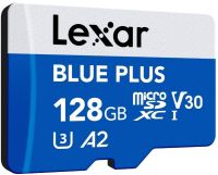 Lexar Blu Plus 128GB MicroSDXC Memory Card C10 V30