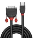 CAB-HDMI-DVID-MM-2ML Lindy 36272 Black Line 2m HDMI To Dvi-d Male To Male Cable