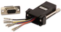 CNV-DB9F-RJ45-L Lindy RJ-45 Female to 9 Way D Female Modular Adapter