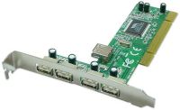 CNV-PCI-4P-USB-L Lindy 4-port + 1-int USB 2.0 PCI Card