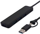 HUB-USB3.0C-4P-LQ LinkQnet USB 3.0 Type-A/C 4 port Hub