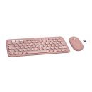 920-012241 Logitech Pebble 2 Tonal Rose Bluetooth Keyboard and Mouse Combo