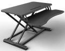 BRK-DWS28-02N Lumi DWS28-02N Gas Spring Sit-Stand Desk Converter with Keyboard Tray Deck
