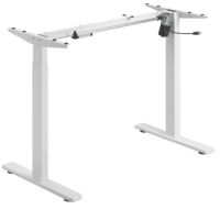 Lumi Compact Electric Single-Motor Sit-Stand Desk - White
