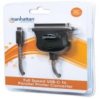 152525 Manhattan 1m Full-Speed USB-C to Cen36 Parallel Printer Converter