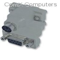Manhattan Mouse Adapters-Mini-DIN 6 Female to DB 9 Female