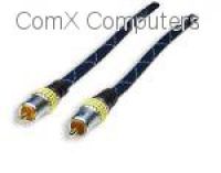 361231 Manhattan 1.5m Single Cinch RCA to Single Cinch RCA cable