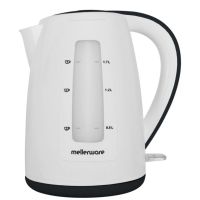 Mellerware Breede 360� Cordless Black & White 2L Plastic Kettle