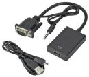 VGAHDMI Microworld Male VGA to Female HDMI 1.4 + Audio