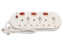 14C Microworld 6 way Multi-plug with Switch