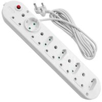16 Microworld 10 way + 5m cord Multiplug