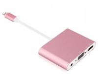 USBC02 Microworld Lighting to VGA + HDMI + audio