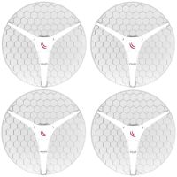MikroTik LHG XL 5 ac - 5GHz ac 27dBi High Powered Outdoor grid CPE - 4 Pack, 1x Gigabit LAN