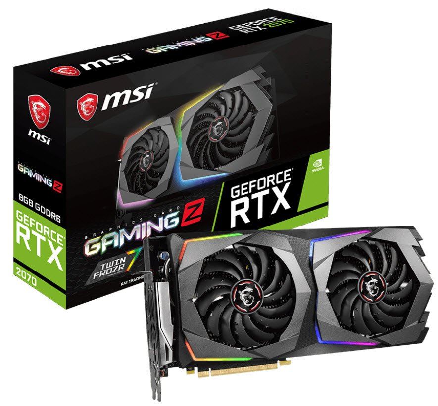 RTX 2070 GAMING Z 8G MSI nVidia GeForce RTX 2070 GAMING Z 8G 8GB
